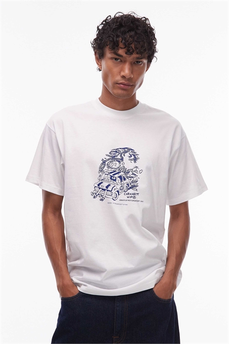 Футболка свободного кроя артикул 148713477