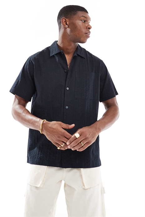 Рубашка из ткани «сирсакер» премиум-класса артикул 140915975