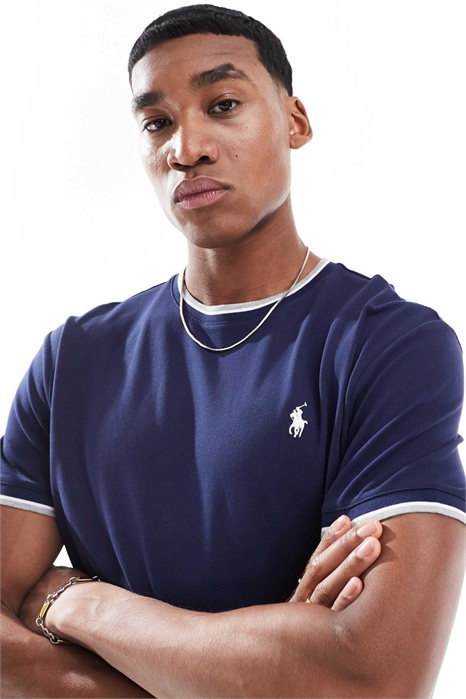 Футболка из пике с логотипом в виде значка, классический крой оверсайз артикул 140859073