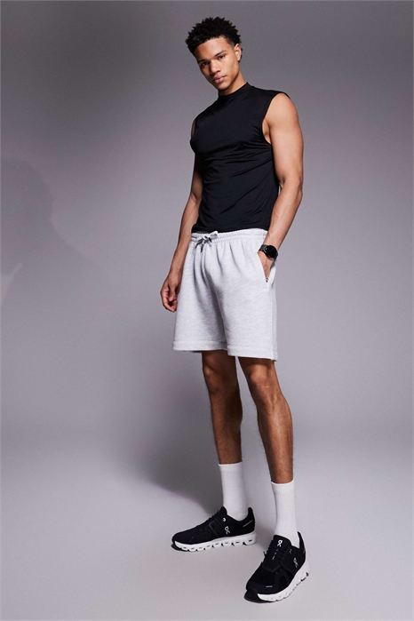 Шорты Icon Rest Day из хлопка плотностью 420 г/м² для тяжеловесов, длина 7 дюймов артикул 153113730