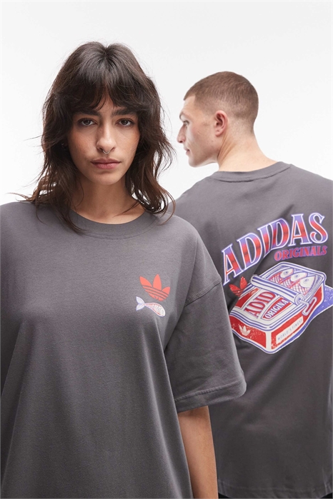 Футболка с принтом в виде сардины артикул 151925945