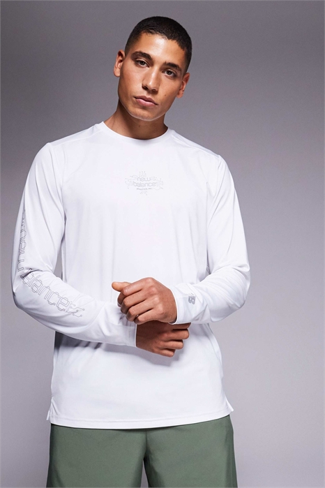 Светоотражающая футболка с длинным рукавом из полиэстера артикул 149276884