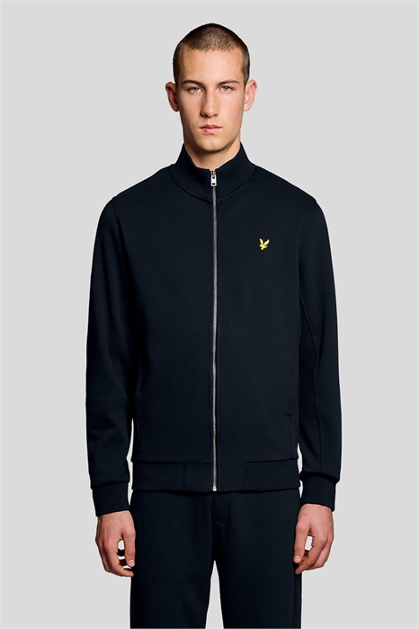 Свитшот из пике со средним слоем и застежкой-молнией артикул 156051466