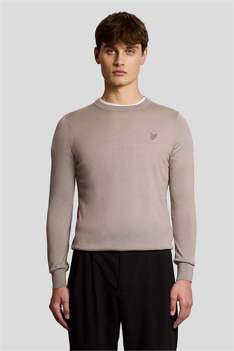 Свитер из мериносовой шерсти Tonal Eagle с круглым вырезом артикул 150158208