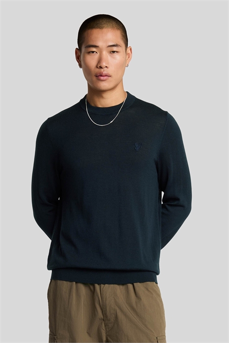 Свитер из мериносовой шерсти Tonal Eagle с круглым вырезом артикул 139930608