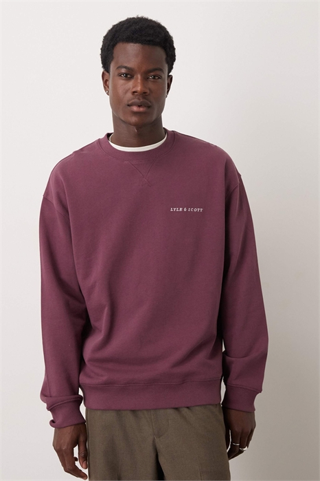 Толстовка с круглым вырезом и надписью «Brushback» артикул 150375729