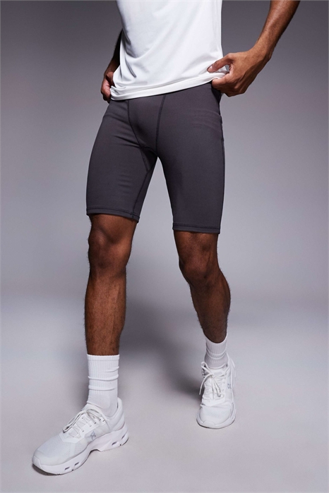 Йога-шорты с мягкой тканью, полуоблегающие, с завязками на талии артикул 149293657