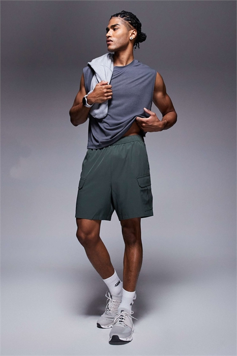 Шорты Icon 7 inch для тренировок с быстрым высыханием и карманами на молнии артикул 141490768