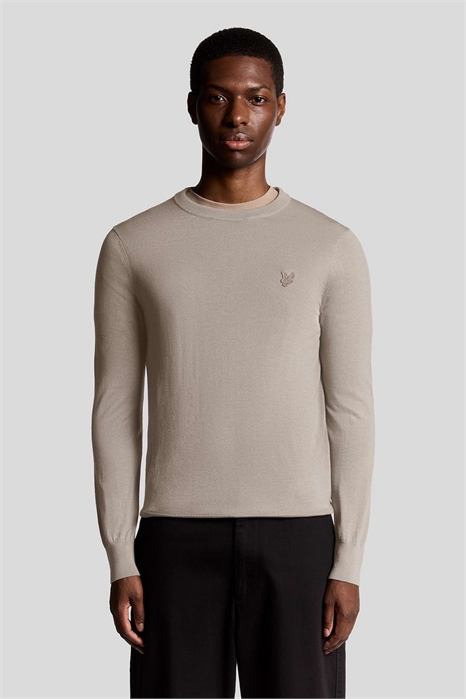 Свитер из мериносовой шерсти Tonal Eagle с круглым вырезом артикул 150157918