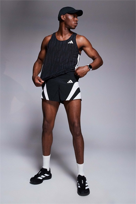 Шорты adidas Running Adizero с тремя полосками по бокам артикул 142328657