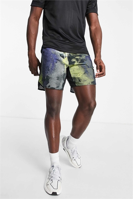 Шорты adidas Training Design для тренировок HIIT с принтом артикул 116198692