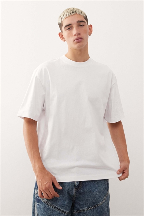 Футболка из плотного джерси свободного кроя артикул 150034517