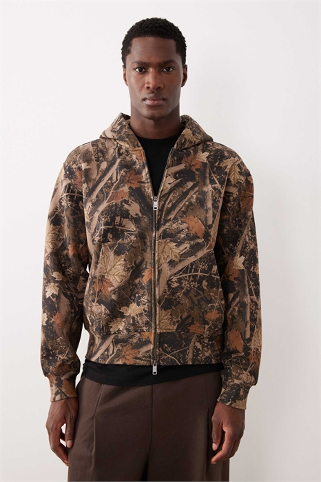 Толстовка с капюшоном на молнии YPB артикул 151967559