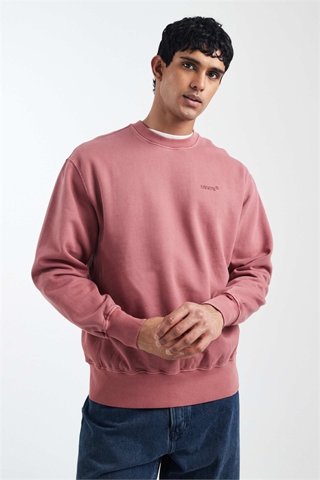 Свитшот с круглым вырезом, окрашенный в массе артикул 150148115