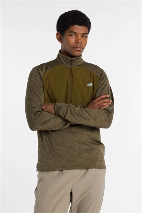 Спортивная кофта с полоской для стартовой решетки и застежкой-молнией на 1/2 артикул 154791420