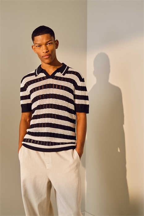 Полурубашка, связанная крючком свободным столбиком артикул 141531772