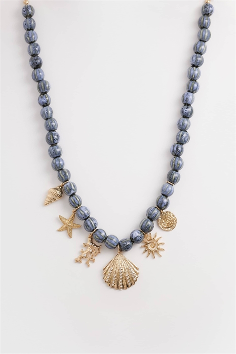 Ожерелье с подвесками в морском стиле артикул 153723877