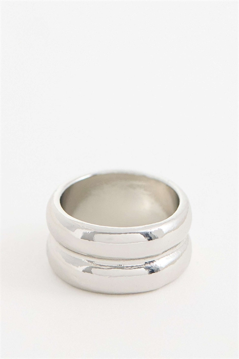 Кольцо с двойной оправой артикул 154232629