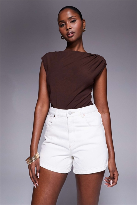 Джинсовые шорты Abrand с высокой талией артикул 155114482