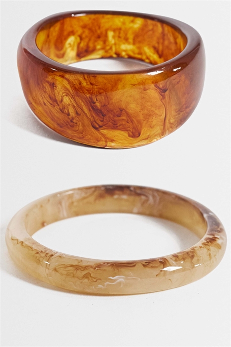 Набор из 2 браслетов из смолы артикул 154889980