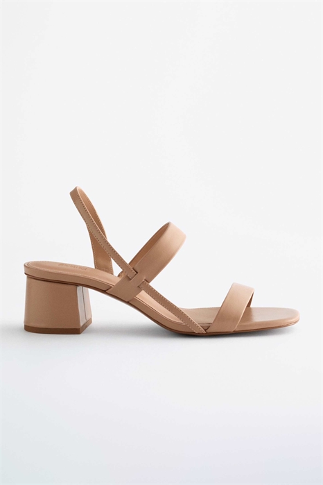 Сандалии на каблуке из натуральной кожи с ремешками артикул 156220562