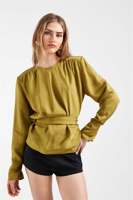 Рубашка с длинными рукавами и завязкой на спине артикул 155250751