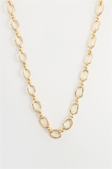 Колье с крупными овальными звеньями артикул 154316206