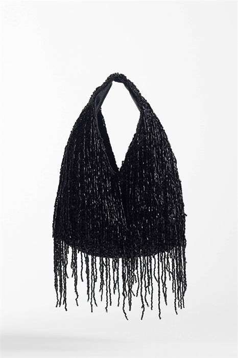 Сумка с бахромой из бусин артикул 156221529
