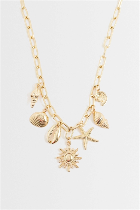 Ожерелье с подвеской в виде морской ракушки артикул 154889992