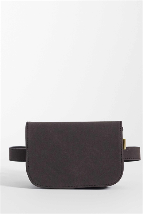 Сумка-пояс из искусственной замши артикул 154135007