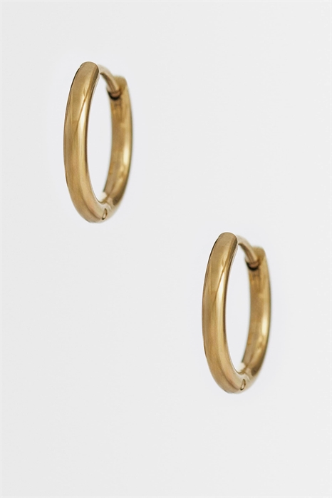 Серьги-кольца «Хугги» диаметром 10 мм артикул 154852923