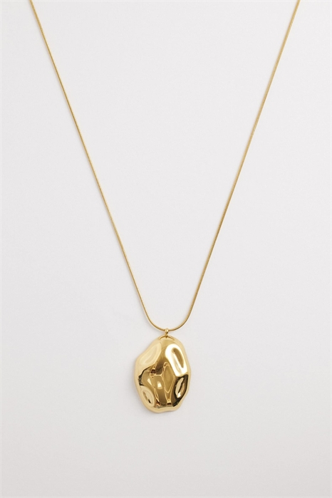 Колье с подвеской из расплавленного металла артикул 154852948