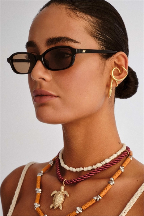 Солнцезащитные очки «Honey Pot» — узкие, прямоугольной формы артикул 152422553