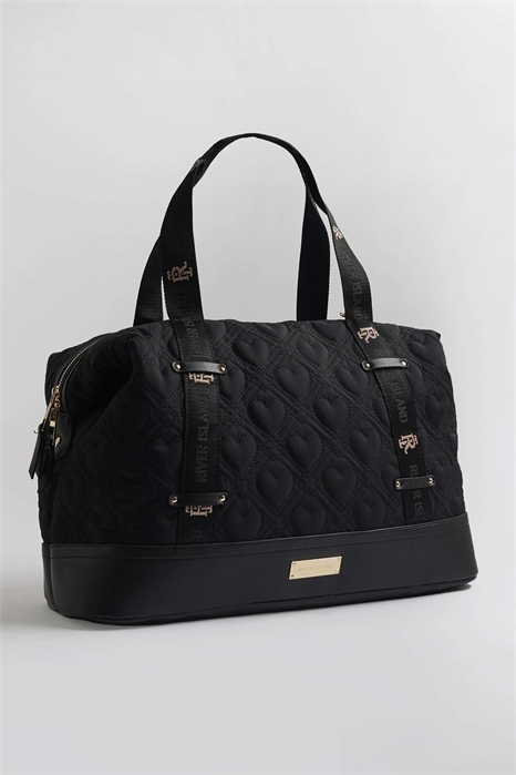 Сумка-тоут с стеганым узором в виде сердечек артикул 155895025