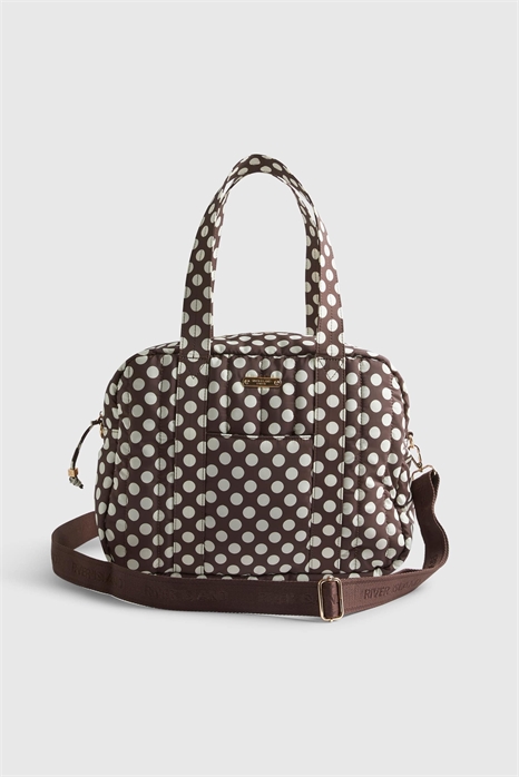 Сумка-тоут с стеганым узором в горошек артикул 156335399