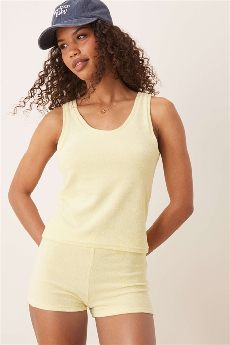 Микрошорты из махровой ткани co-ord артикул 148222197