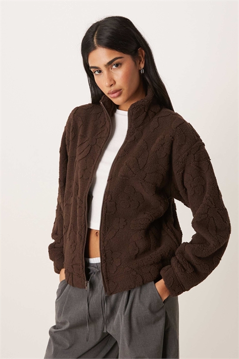 Свитер-тедди с полной застежкой-молнией от Gilly Hicks артикул 154114619