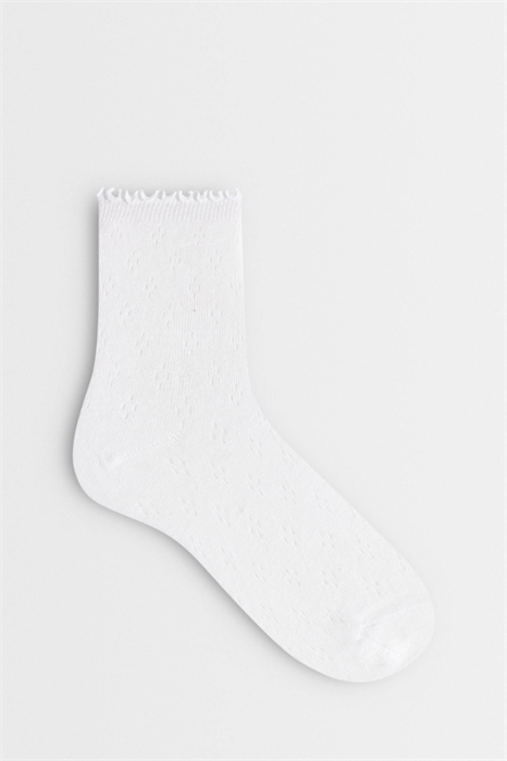 Носки с оборками из ткани «пойнтелл» артикул 154694201