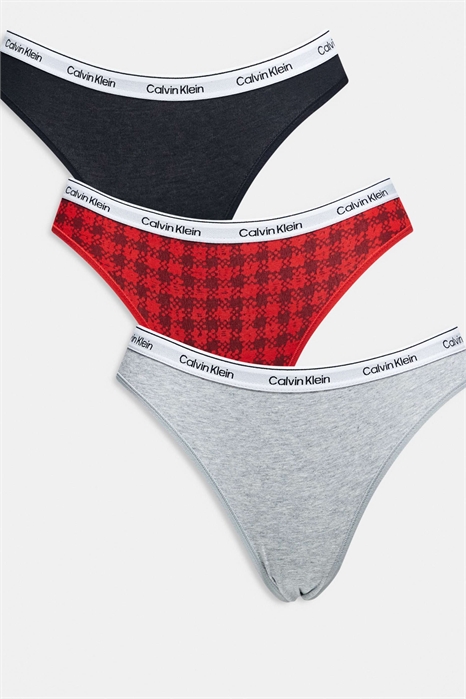 Бикини-трусики с логотипом Icon, набор из 3 штук артикул 148778994