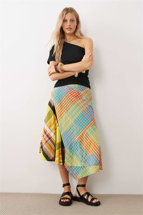 Асимметричная юбка средней длины Rivoli артикул 154238233