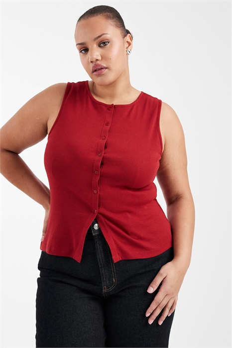 Жилет Brave Soul Curve на пуговицах артикул 152122593