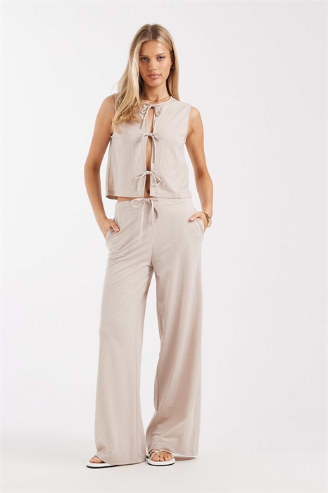 Брюки с широкими штанинами co-ord артикул 153146739