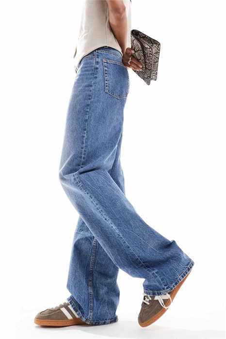 ASOS DESIGN Джинсы-дэд-джинсы с широкими брючинами для высоких артикул 135189298