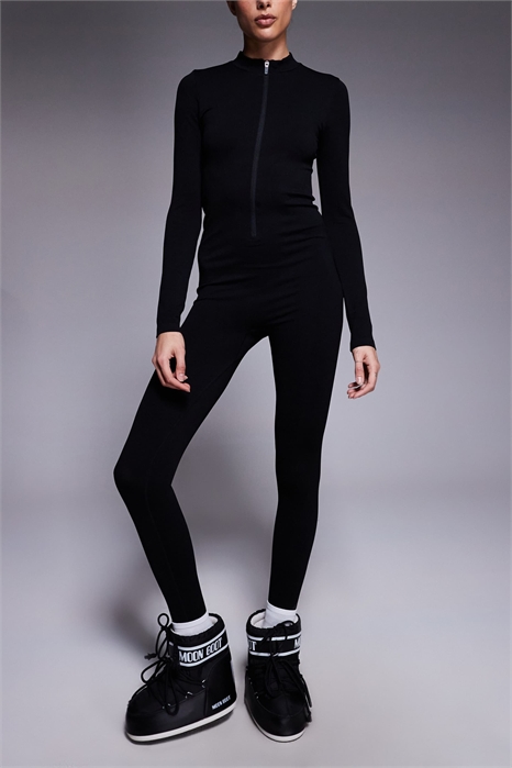 Комбинезон с высокой бесшовной застежкой-молнией спереди артикул 146851119