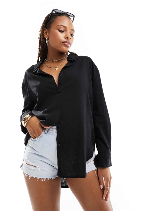 Рубашка свободного кроя артикул 134510065