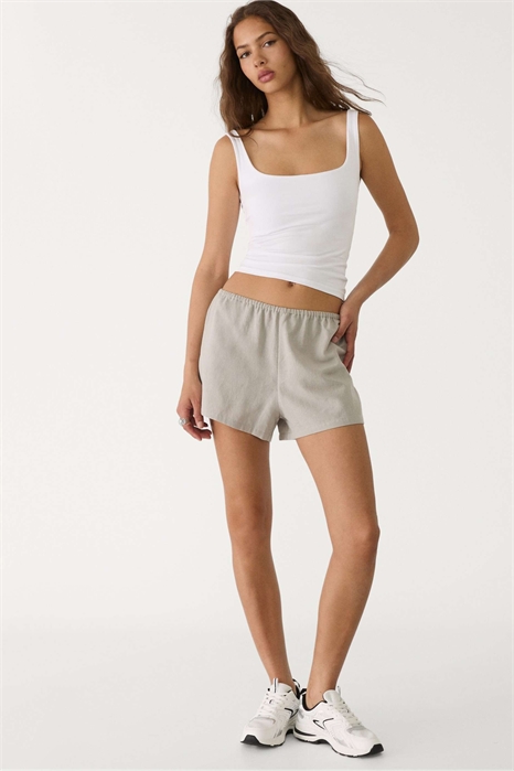 Шорты из смешанного льна артикул 149275332