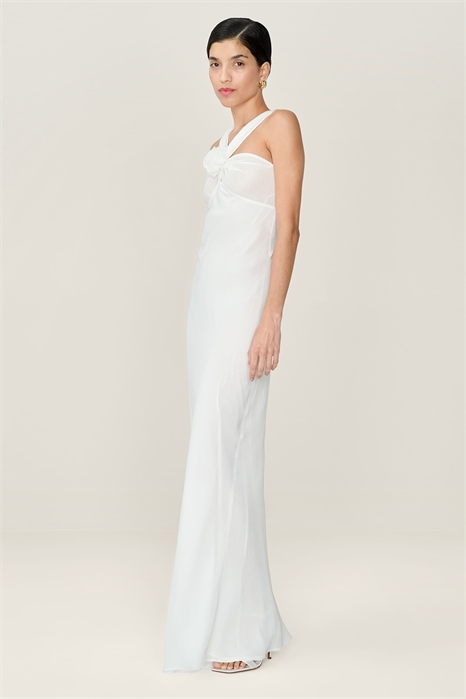 Платье Amélie: макси-платье из шифона с розеткой артикул 155950776