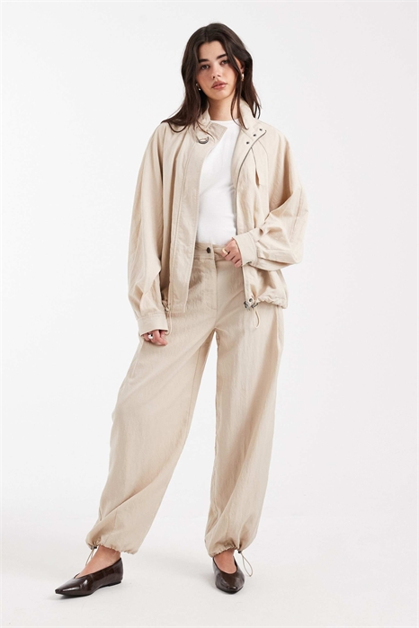 Брюки-клош с функциональными кольцами co-ord артикул 153082583