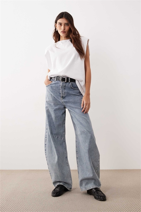Джинсы из сиднейского денима с расклешенными брючинами артикул 141662213