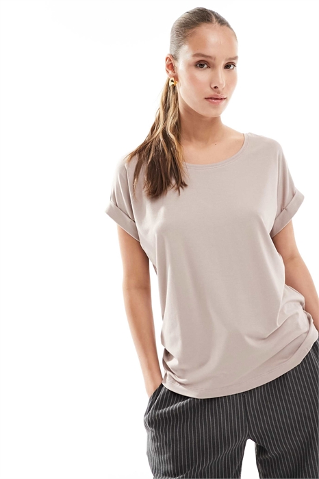 Мягкая футболка с круглым вырезом артикул 133736065